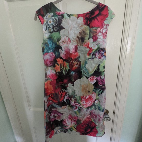 Ted Baker London Fuschia Floral Tunic NWT Size 6 - Picture 4 of 5